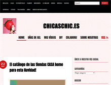 Tablet Screenshot of chicaschic.es